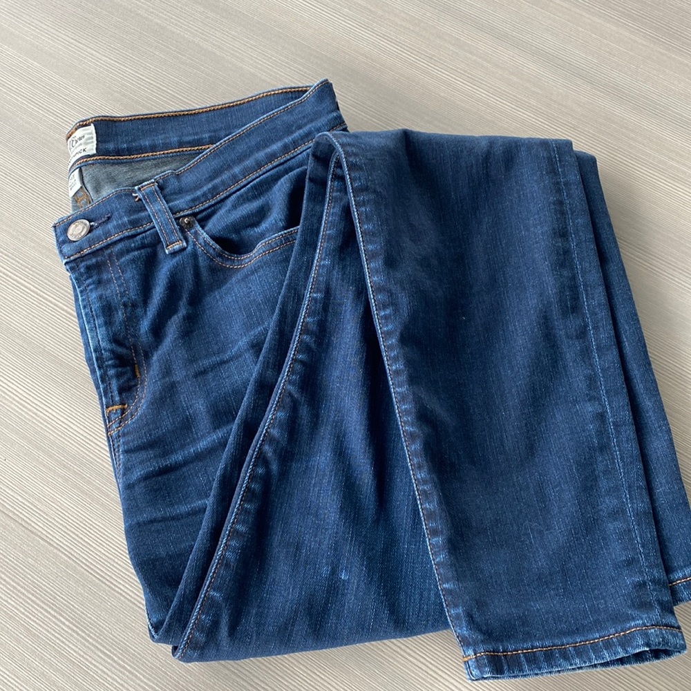 J. Crew dark rinse jeans